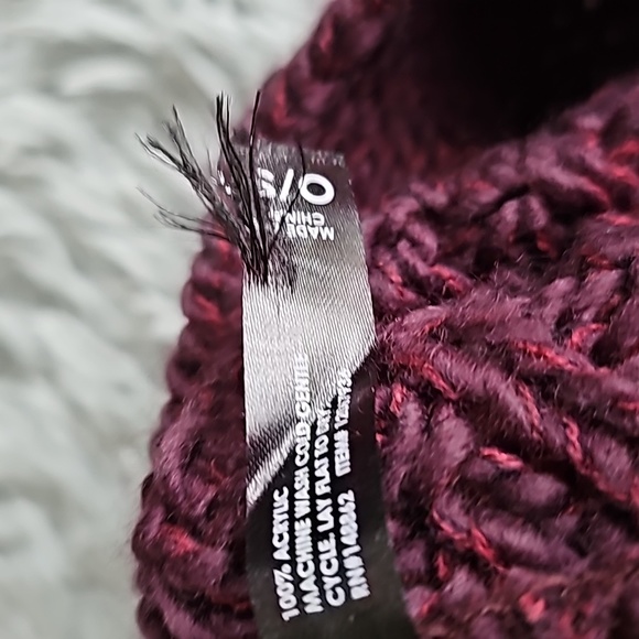 Torrid Poncho Shawl Pullover Burgundy Red One Size - Picture 11 of 11